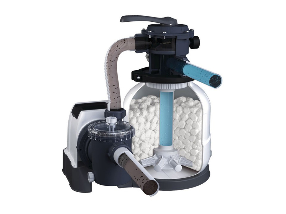 Balles filtrantes textiles pour filtre à sable