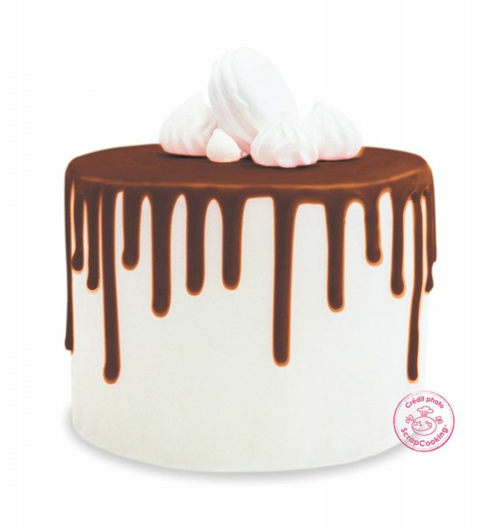 Glaçage goût chocolat 130 g - marron