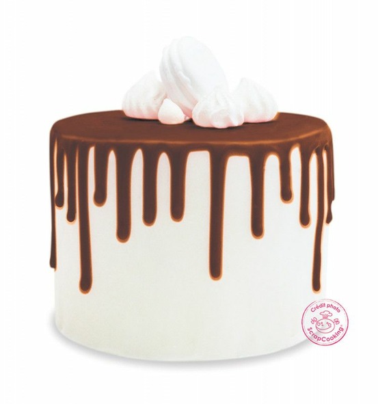 Glaçage goût chocolat 130 g - marron