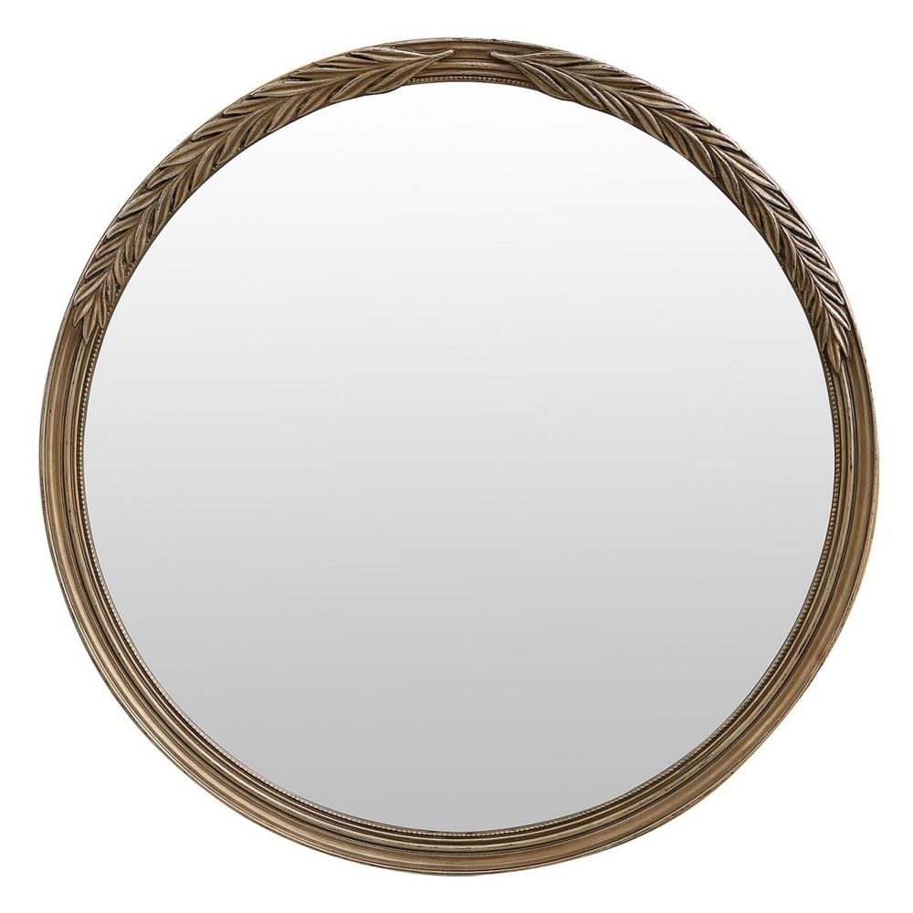 Miroir rond mdf beige - les miroirs d'interior's interior's