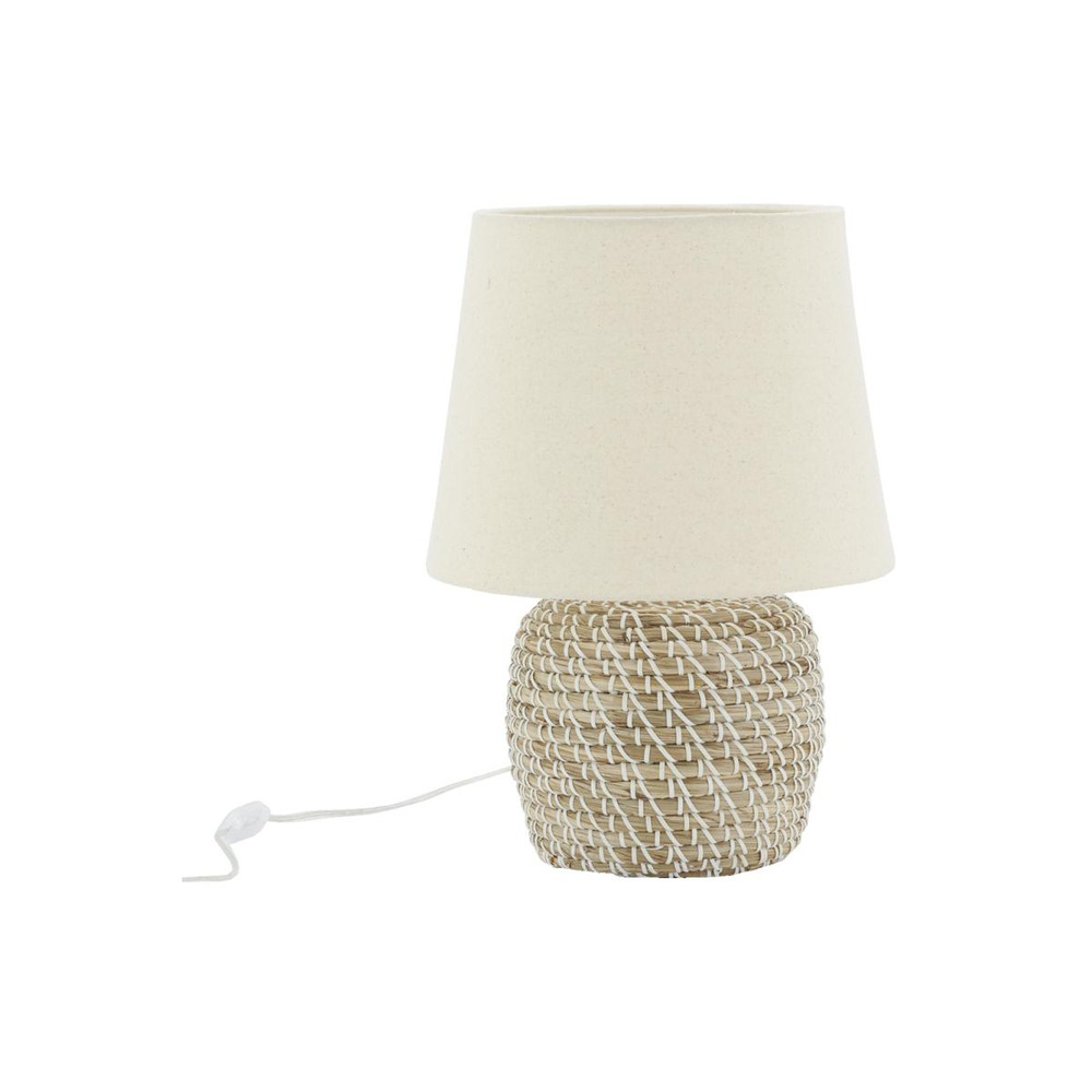 Lampe de chevet en jonc naturel