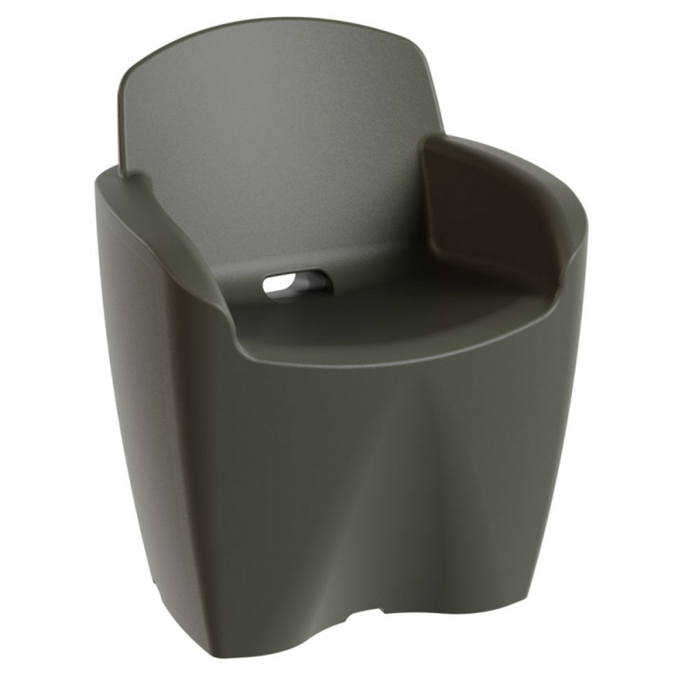 Fauteuil neoclub gris quartz