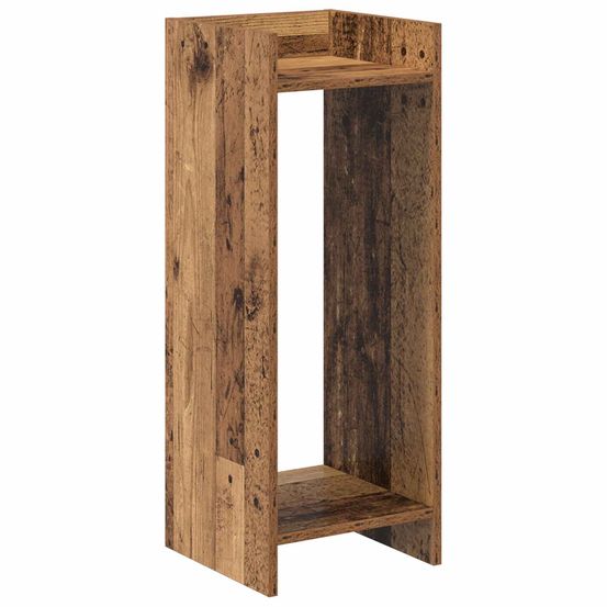 Support de plante bois ancien 30 x 30 x 80 cm bois d'ingénierie