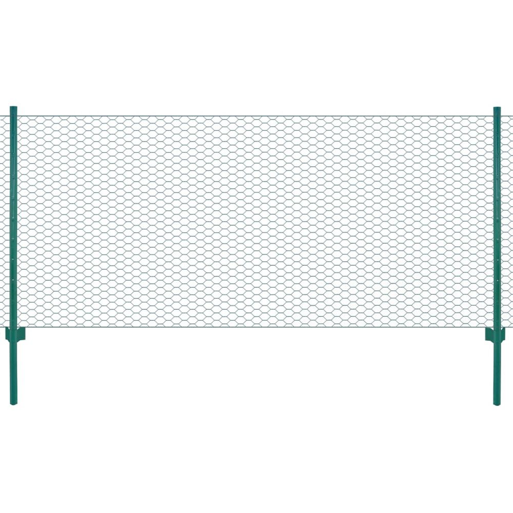 CLOTURE EN GRILLAGE METALLIQ 3-(863202)