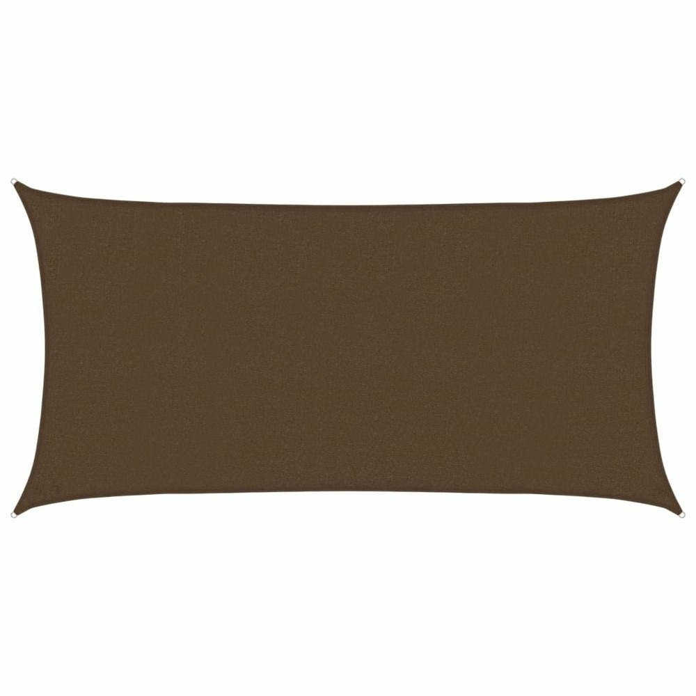 Voile d'ombrage 160 g/m² marron 2,5x5 m pehd