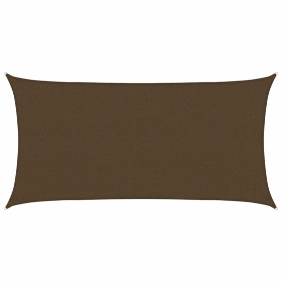 Voile d'ombrage 160 g/m² marron 2,5x5 m pehd