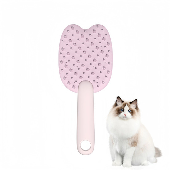 Peigne multifonction pour animaux de compagnie taille rose s
