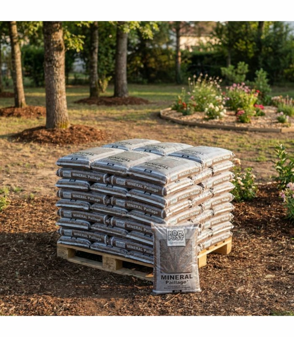 Paillage minéral en pouzzolane rouge 20/40mm, 10 sacs de 20 litres - kom34-54x20