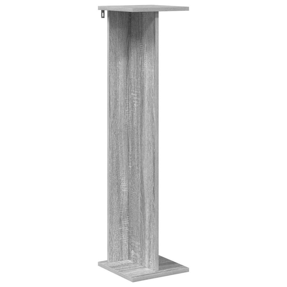 Support de plante sonoma gris 25 x 25,5 x 100,5 cm