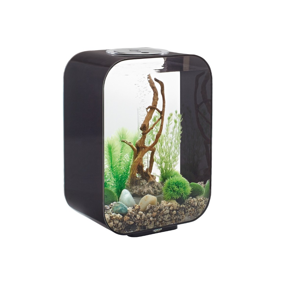 Aquarium 15l led noir - life 15 led black