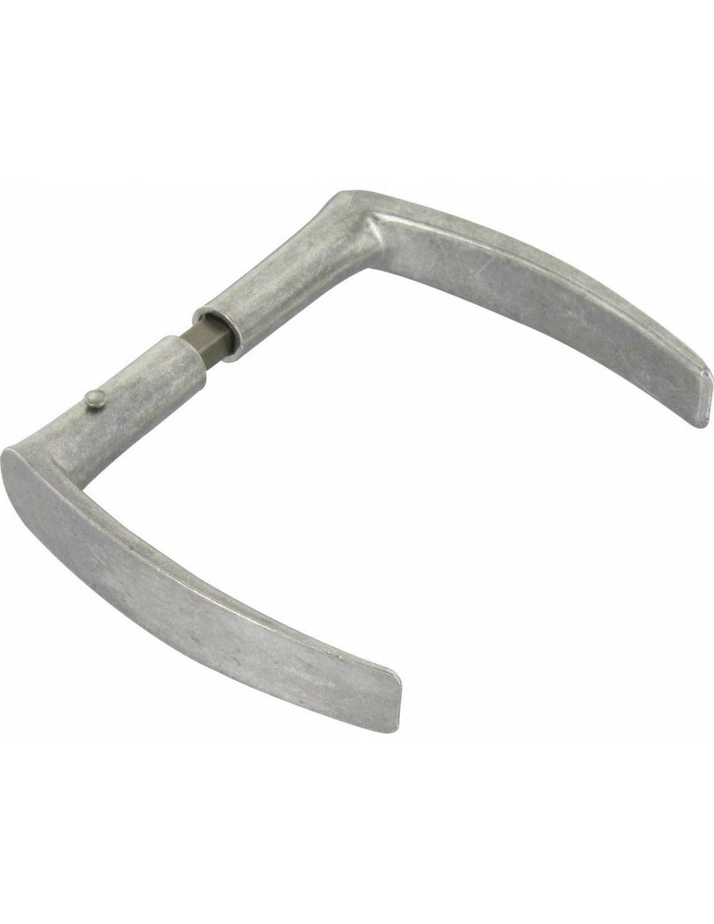 Béquille double en aluminium v serrure en applique l col serrage 11 mm 7