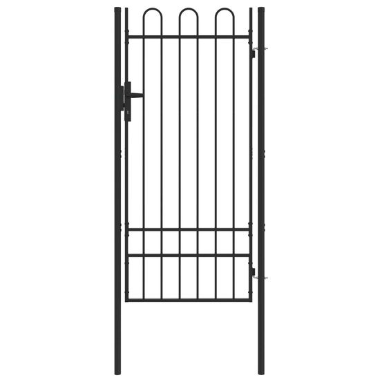Porte de clôture boxtel 103 x 250 cm acier enduit de poudre