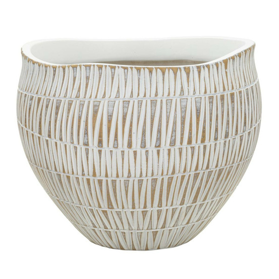 Cache-pot déco en résine