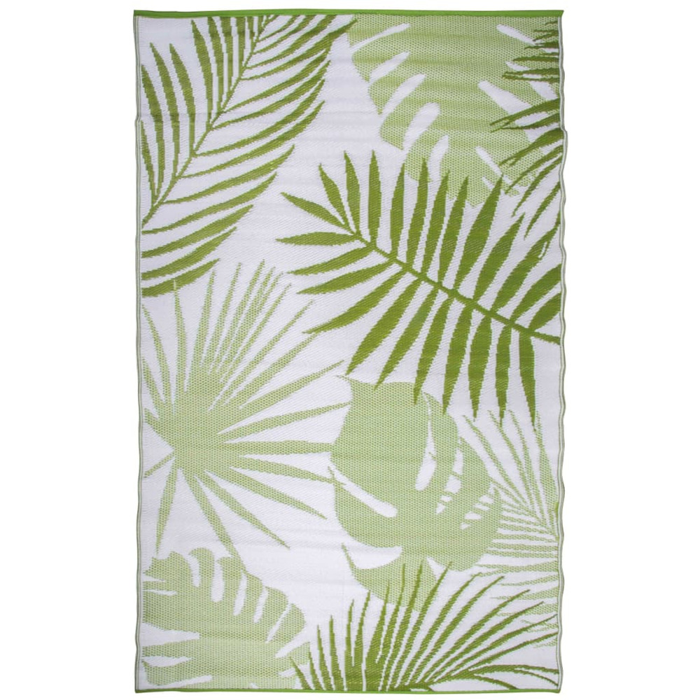 Tapis d'extérieur 241x152 cm feuilles de jungle oc22
