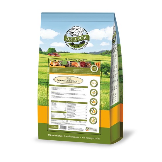 Croquettes au saumon & truite - wildbach-schmaus - festin des torrents - wildbach-schmaus - 7,5 kg