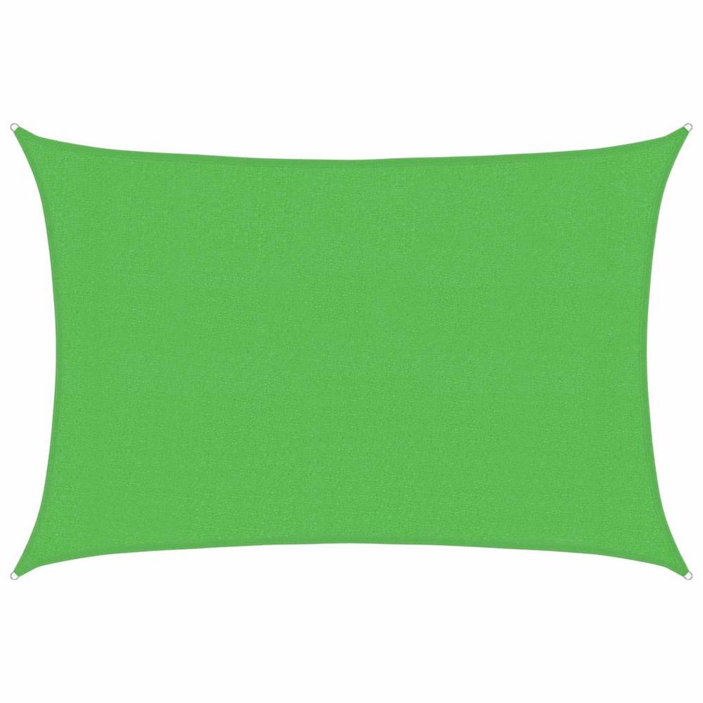 Voile d'ombrage 160 g/m² vert clair 3x4 m pehd