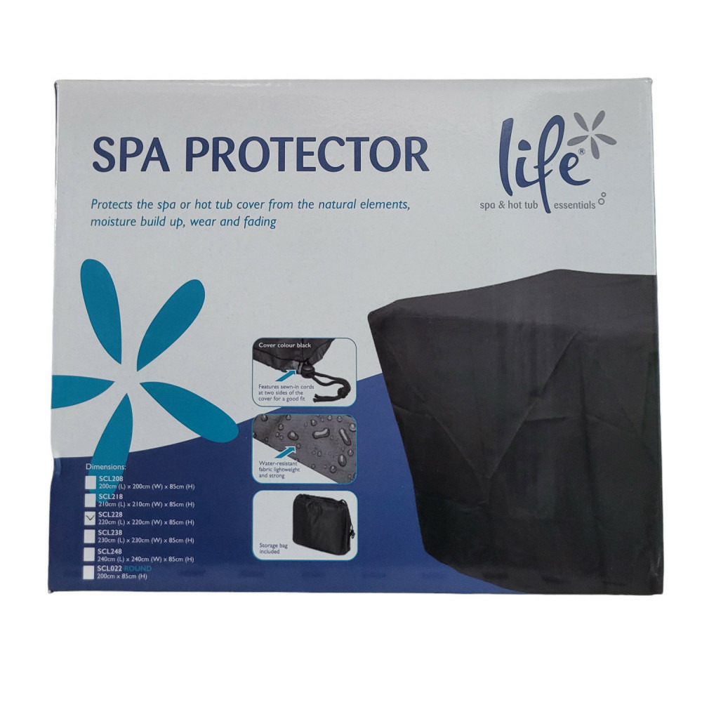 Housse de spa pour hivernage 220 par 220 et 85 cm de hauteur