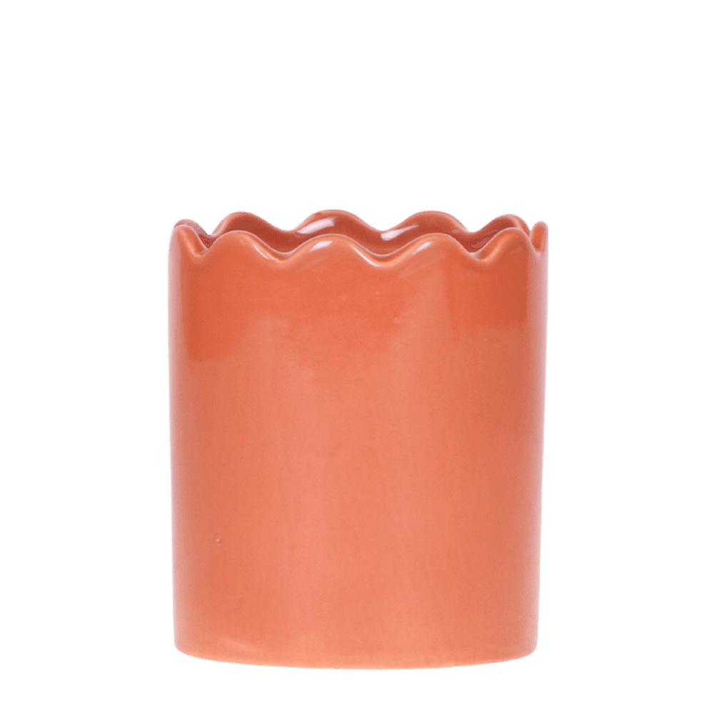 Cache-pot curve terracotta - ø9 cm x h11,5 cm