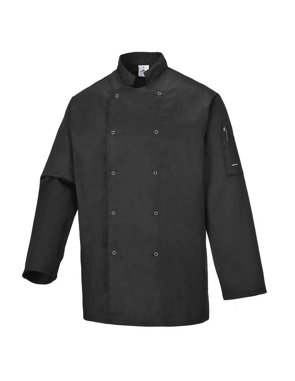Veste de cuisine suffolk couleur : noir taille l - portwest