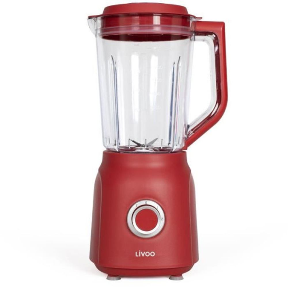 Blender - - dop242r - rouge chili et tranparent