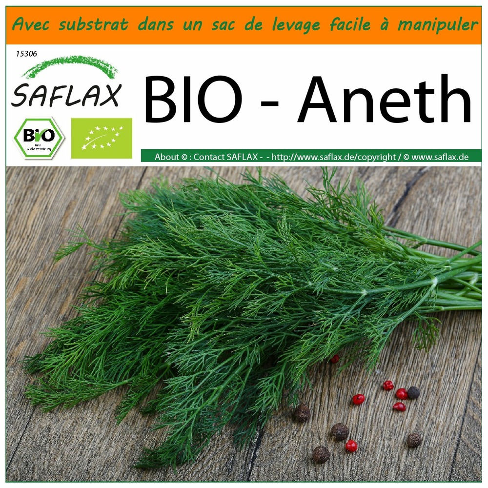 Garden in the bag - bio - aneth - 700 graines - anethum graveolens