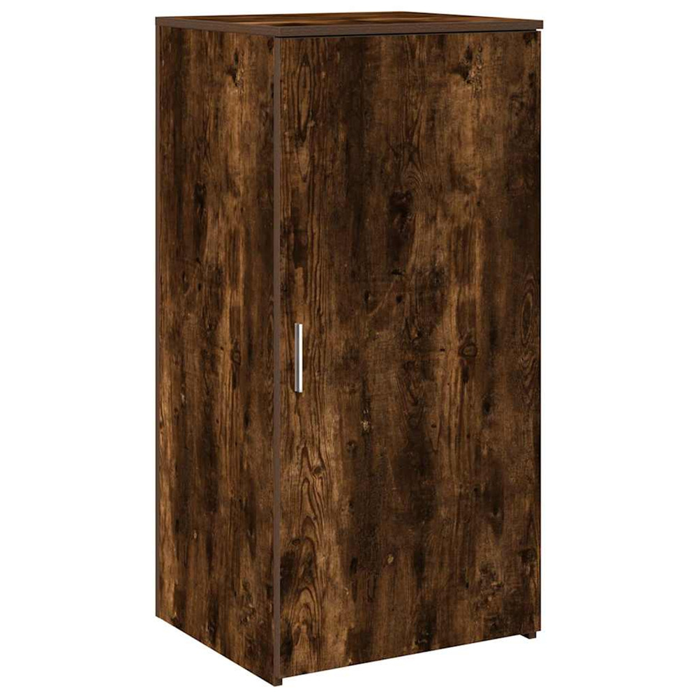 Armoire de rangement chêne fumé 50x45x103,5cm bois d'ingénierie