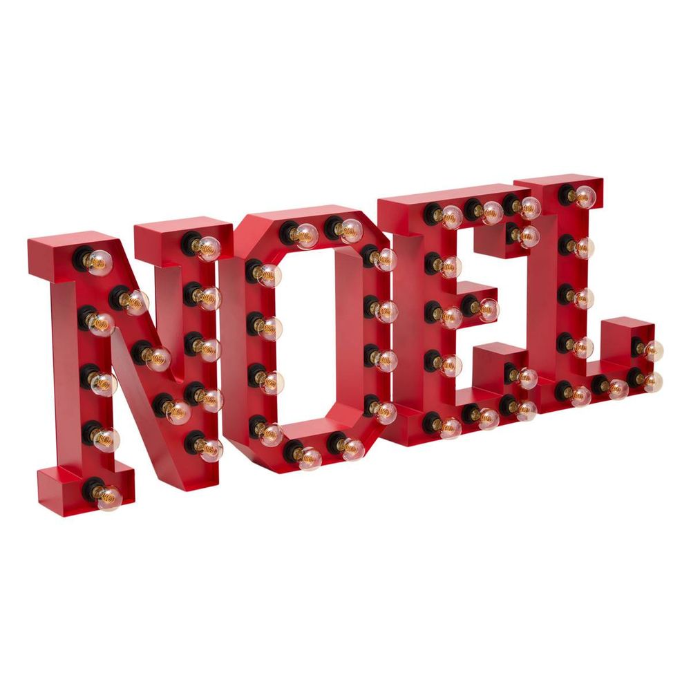 Décoration de noël xxl en métal h. 62 cm sur secteur