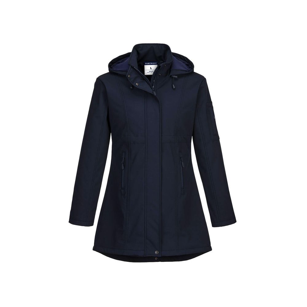 Veste softshell carla couleur : marine taille xxl - portwest