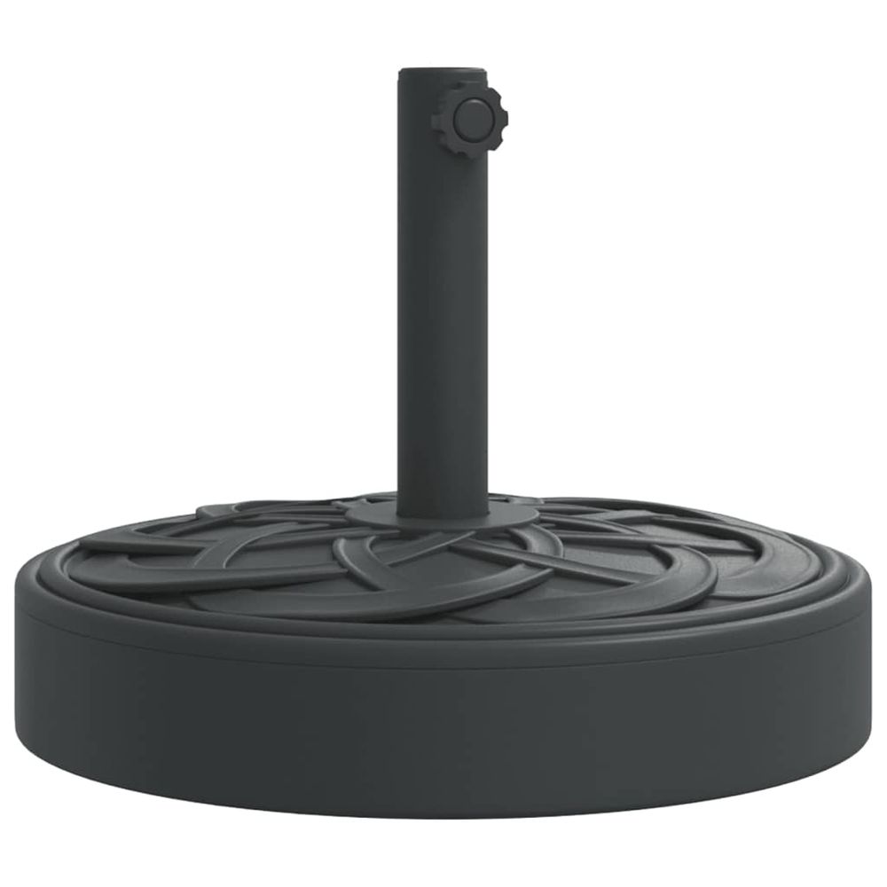 Base de parasol pour mâts ø38 / 48 mm 25 kg rond