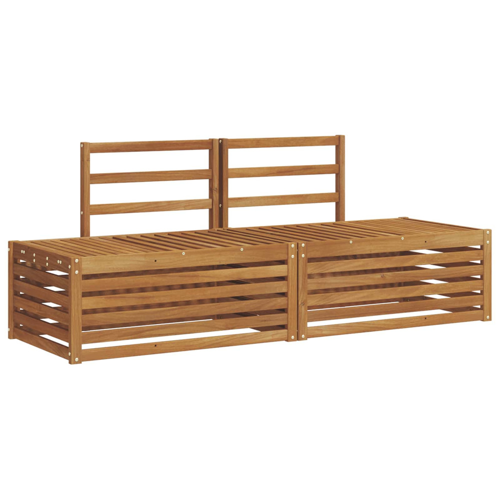 Ensemble de canapés d'extérieur 2 pièce naturel