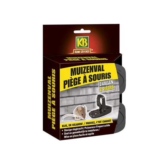 Piege crocodile pour souris - les 2 pieges