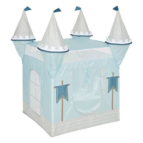 Tente château fort 130x78cm bleu