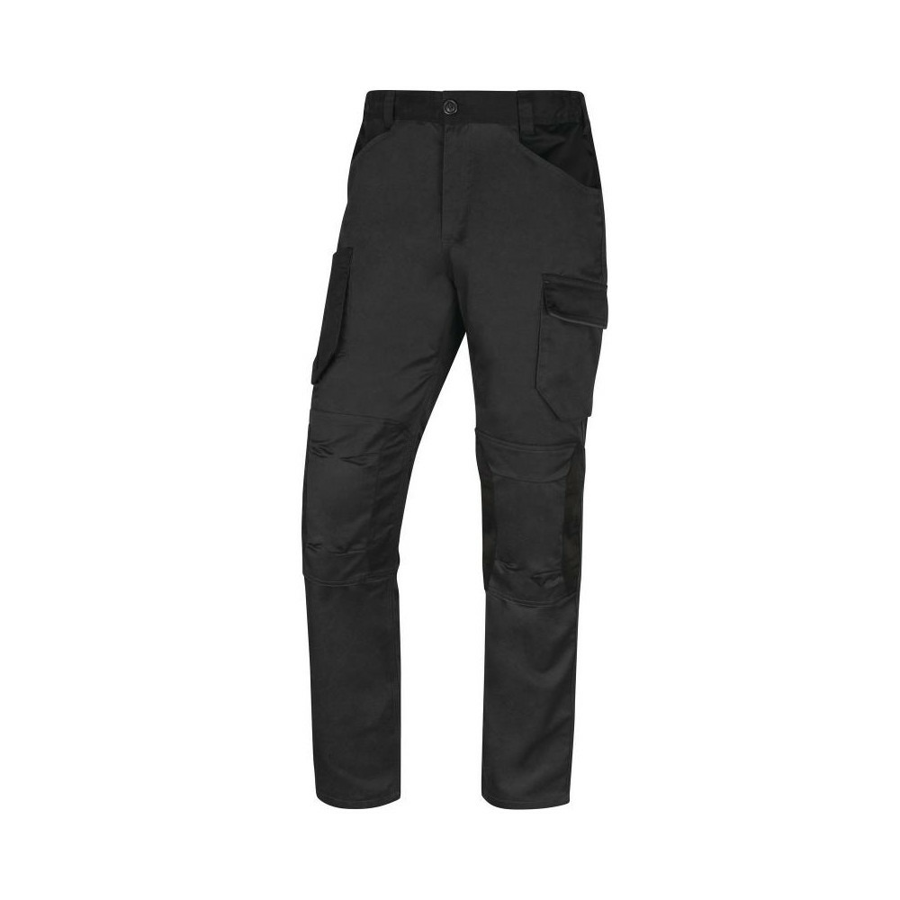 Pantalon de travail multipoches mach 2 v3 noir gris t2xl delta plus m2pa3ggxx