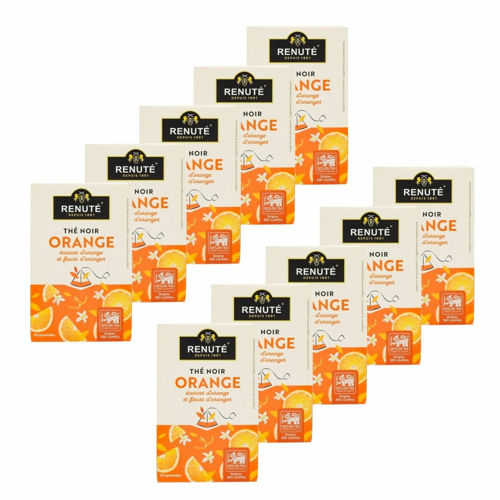 Thé noir à l'orange - 20 sachets - renuté