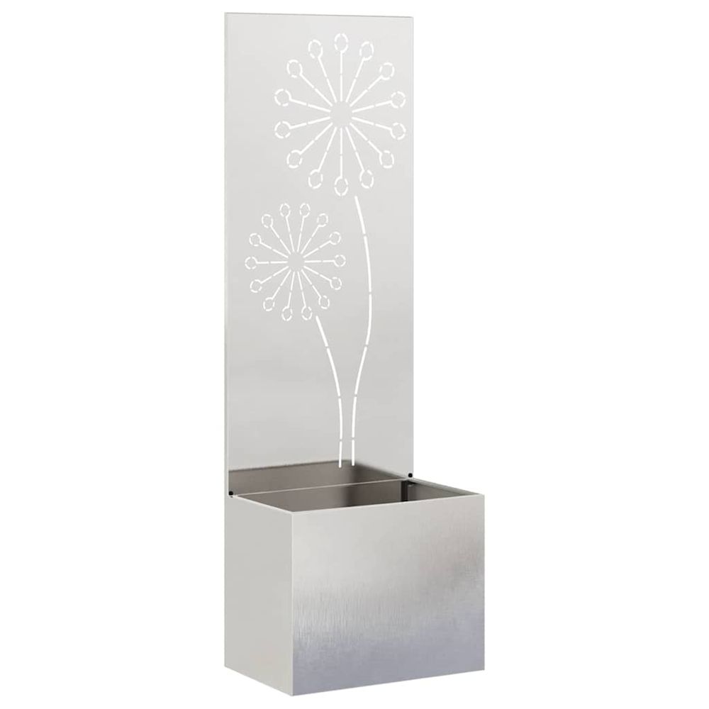 Écran de confidentialité de jardin argent 50 x 32 x 150 cm