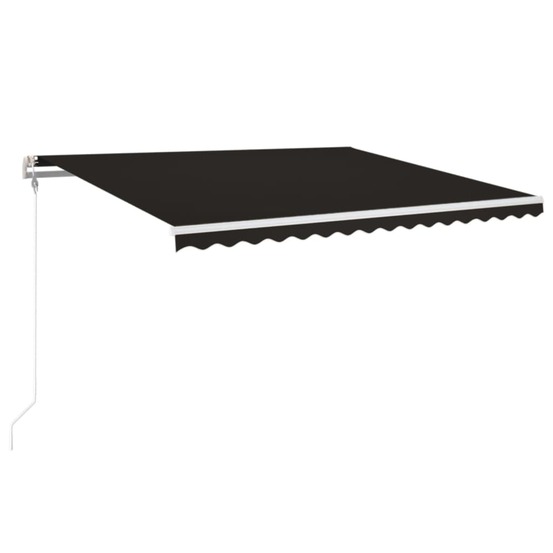 Auvent rétractable automatique 400x350 cm anthracite