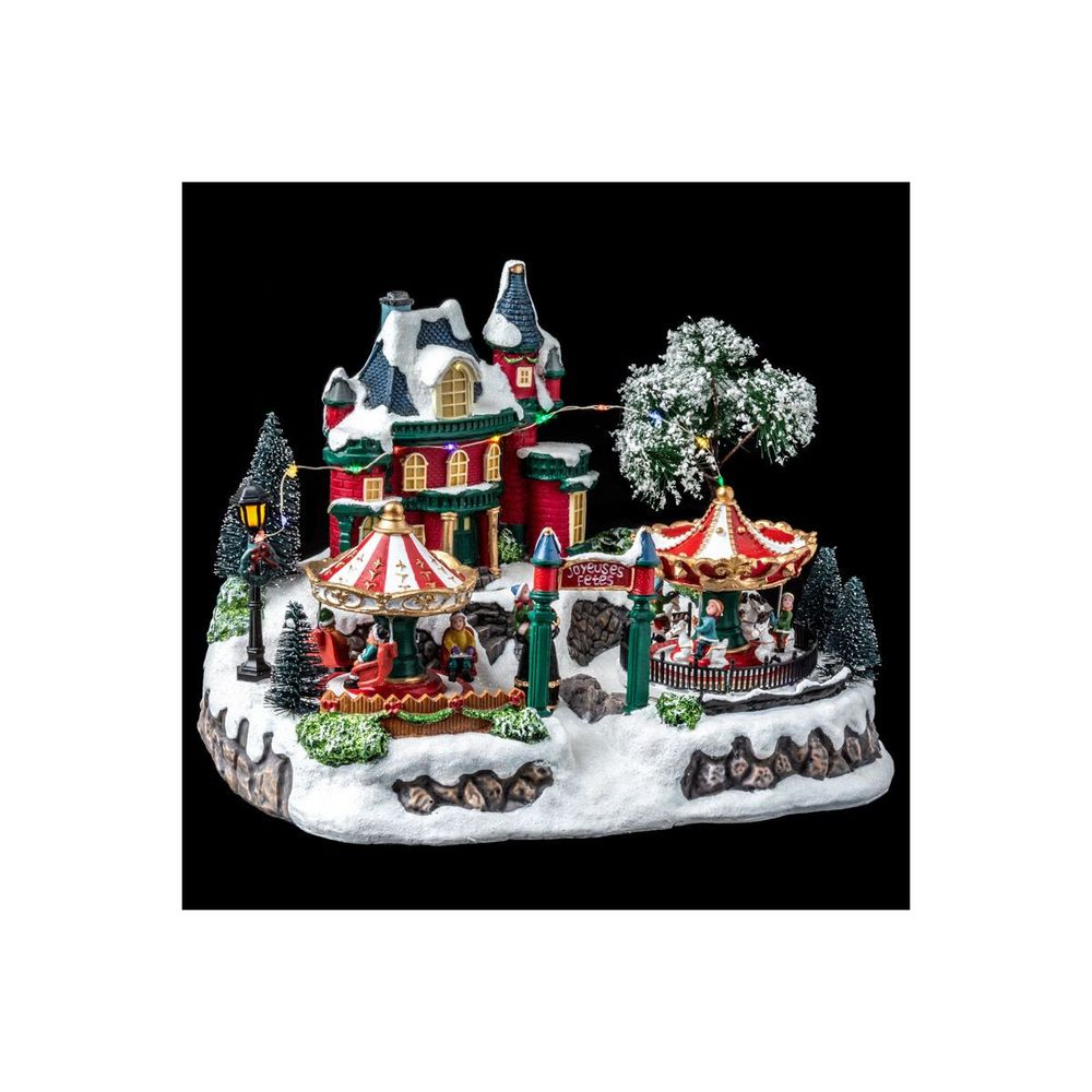 Village de noël parc 