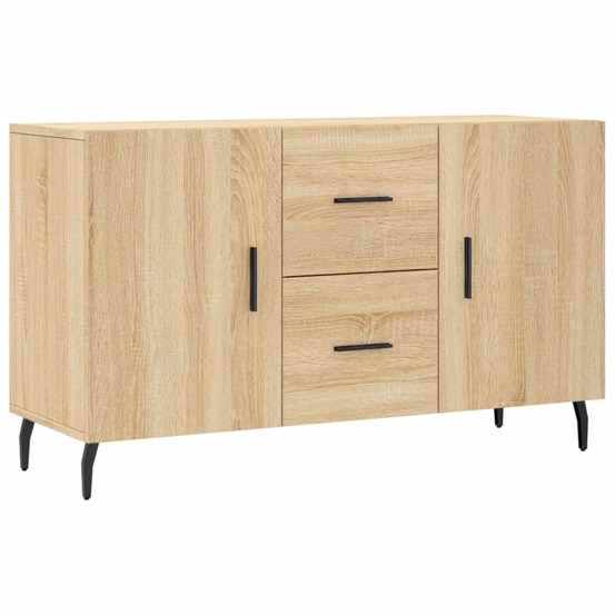 Buffet bahut commode armoire meuble de rangement organisateur cuisine salle de séjour salon sonoma 100 x 36 x 60 cm bois d'in