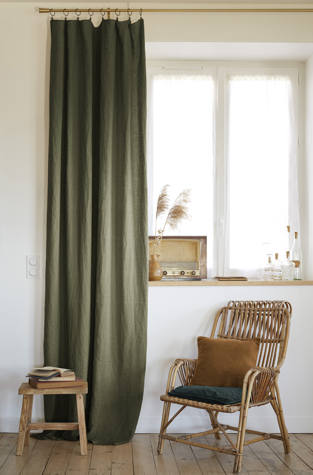 Rideau lin lave collection soline