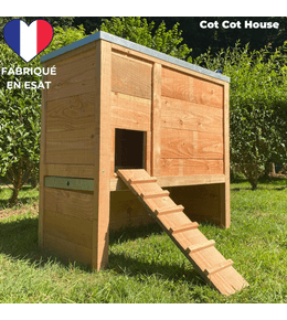 Poulailler 2 poules pratique et solide - modèle sebright