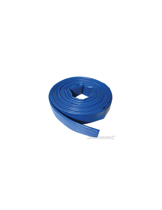 Silverline - tuyau souple plat, 10 mm - 25 mm