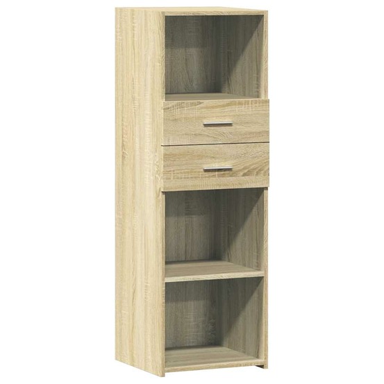 Buffet bahut commode armoire meuble de rangement organisateur cuisine salle de séjour salon haut sonoma 40 x 42,5 x 124 cm bo