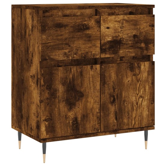 Buffet bahut commode armoire meuble de rangement organisateur cuisine salle de séjour salon 60 x 35 x 70 cm bois d'ingénierie