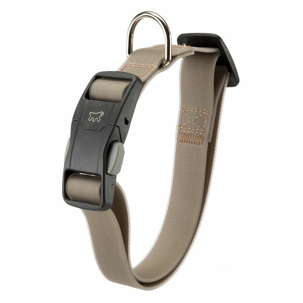 Collier pour chiens evolution c16/32 avec boucle magnétique, hypoallergénique, lavable, taupe