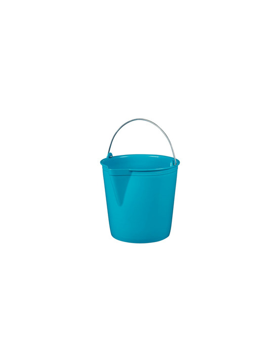 Seau à bec 29 cm / 13 l bleu - green line - aluminium et plastiq