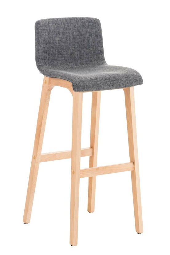 Tabouret de bar hoover tissu natura