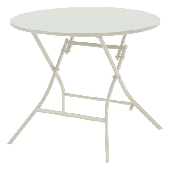 Table de jardin pliante ronde