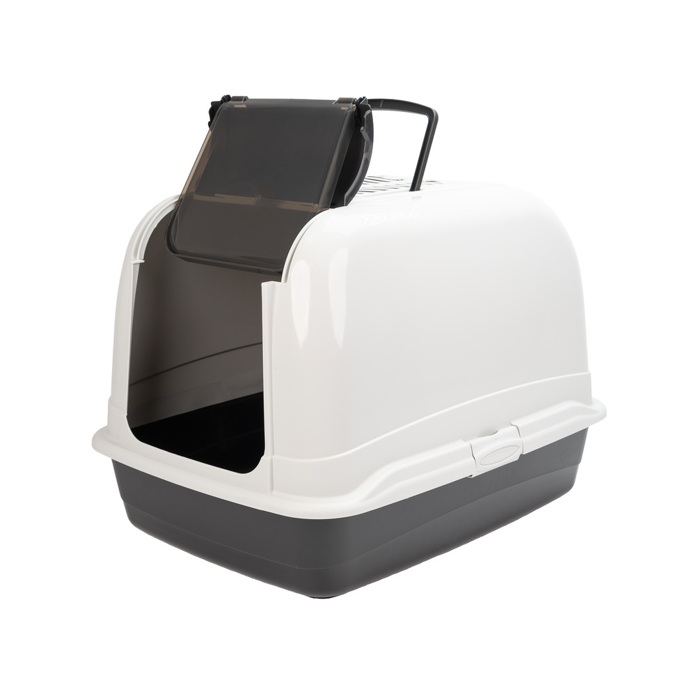 Ferplast maxi bella cabrio box toilette ferplast chats nettoyage facile poignée