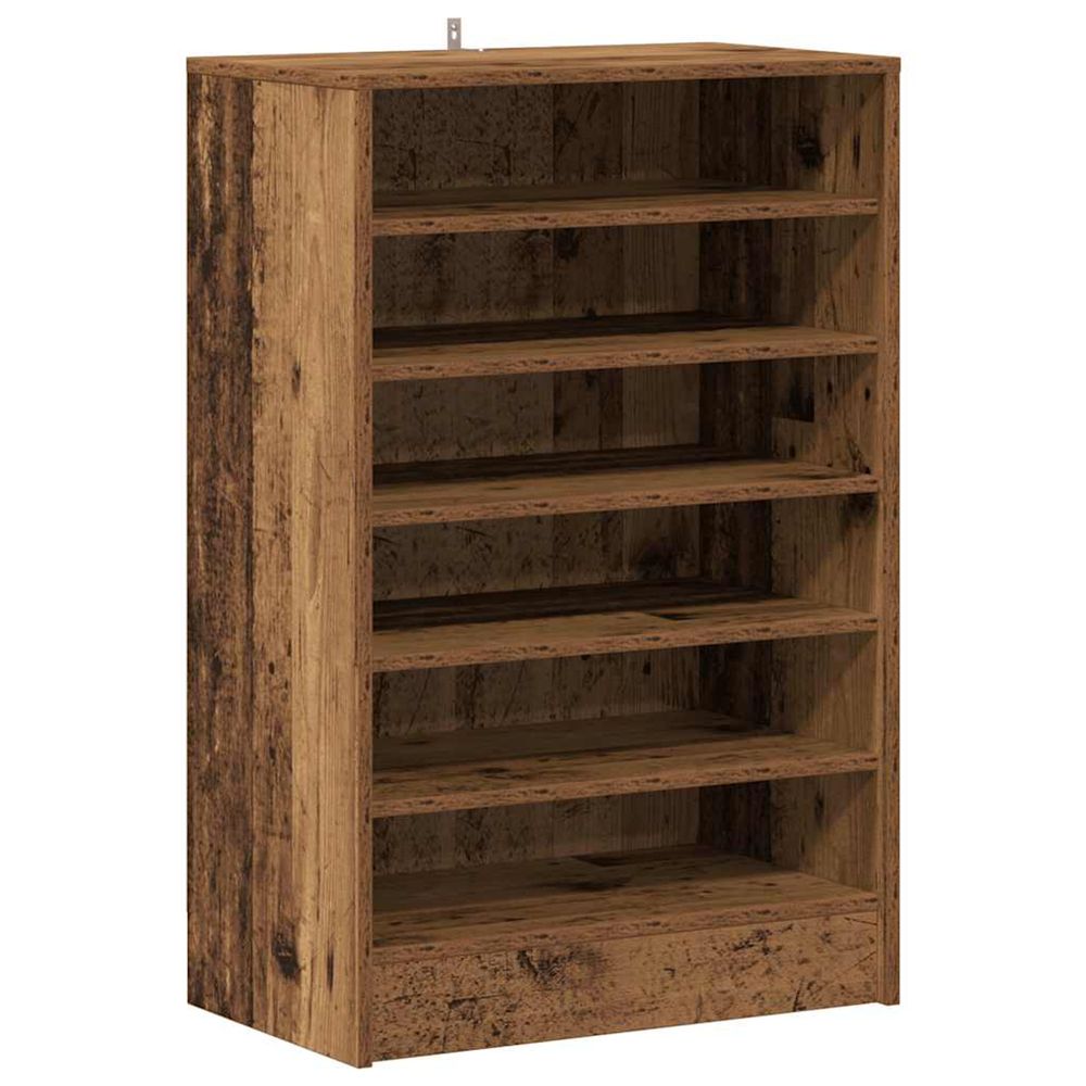 Cabinet à chaussures 60 x 35 x 92 cm bois ancien