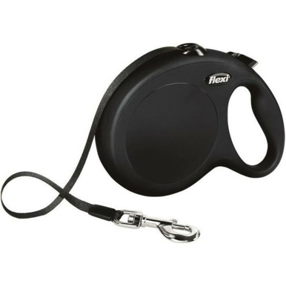 Laisse new classic l tape 8 m black cl30t8-251-s-20